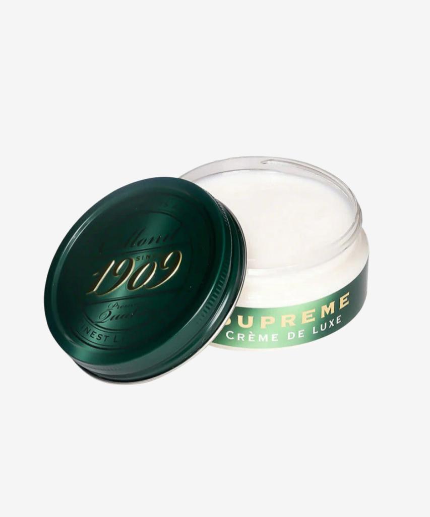 Cremă de pantofi Collonil 1909 Supreme Deluxe 100ml Lustru piele Restaurare zgârieturi Lustru pantofi