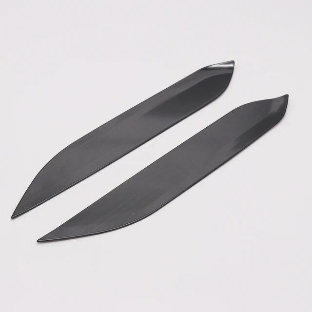 For Peugeot 3008 5008 GT 2017 2018    Stainless Interior Console Near Gear Shift Decoration Cover 2pcs Car Styling