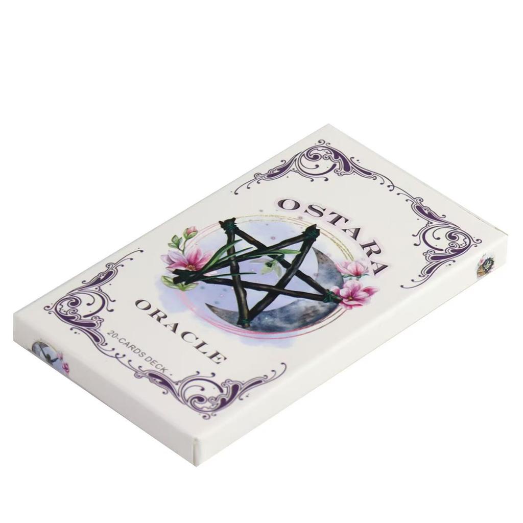 Ostara Oracle Deck 20 Pcs Oracle Cards, Inspirational Altar Deck To Recieve Divine Messages 12*7cm