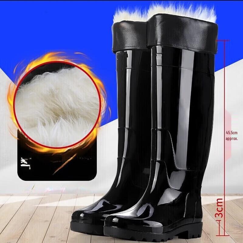 DAXTE Men s Extra High Waterproof Rain Boots 39-46