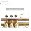 1Pcs Copper Fore/Back Trumpet Finger Hook Down-tuning Small Thumb Hook Back Support Bracket Metal Slide Finger Ring Repair Tool