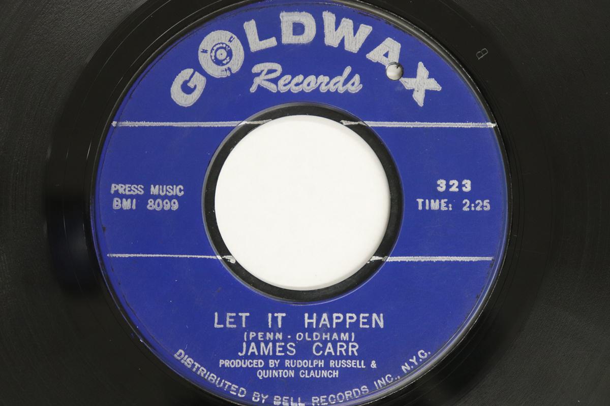 

7inch Record JAMES CARR - Let it Happen / A Losing Game 323 Goldwax Records 1967 US Soul/Funk Used