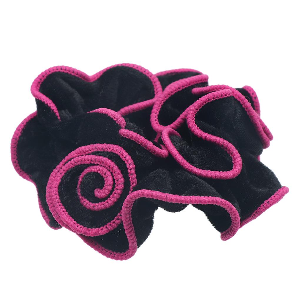 

Lady Headbands Flower for Women Scrunchies Ponytail Holder Velvet Hair Rope Elastic Hair Ring