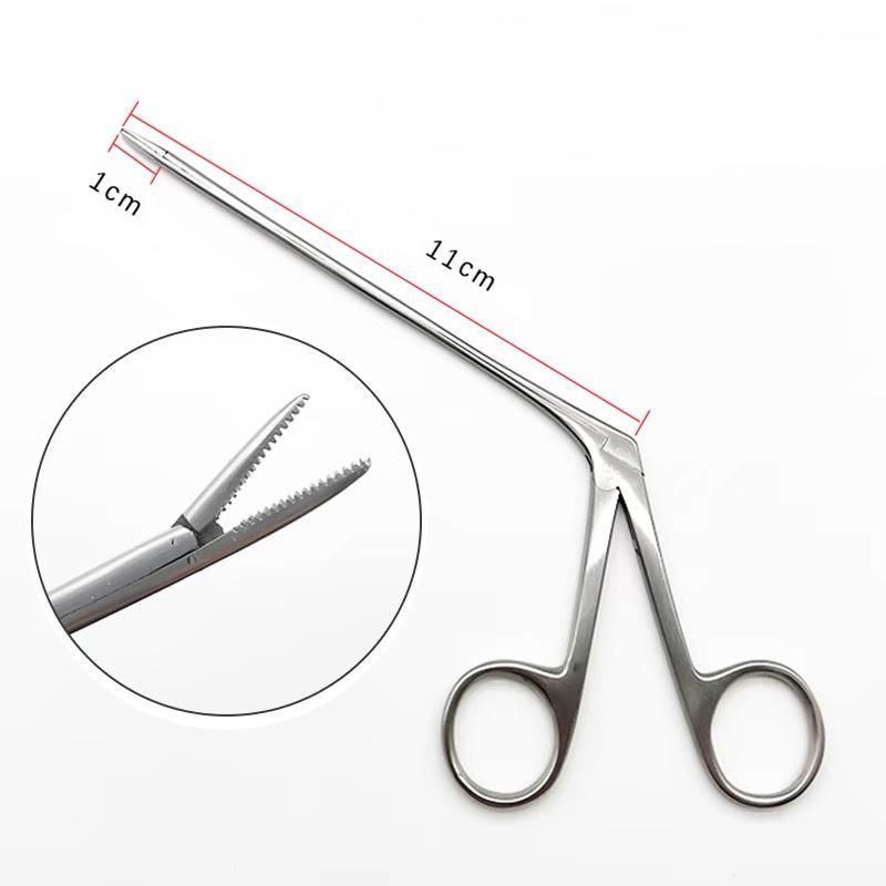 Medizinische Ohrenschmalz-Pinzette Ohrenschmalzentferner Mikro Alligator Krokodil Zange Ohrenstäbchen Nase Operativer Reiniger Klemme