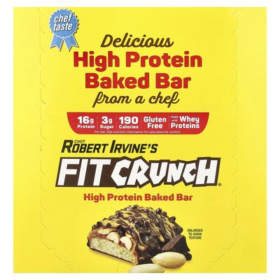High Protein Baked Bar, Chocolate Peanut Butter, 9 Bars, 1.62 Oz (46 G) Each