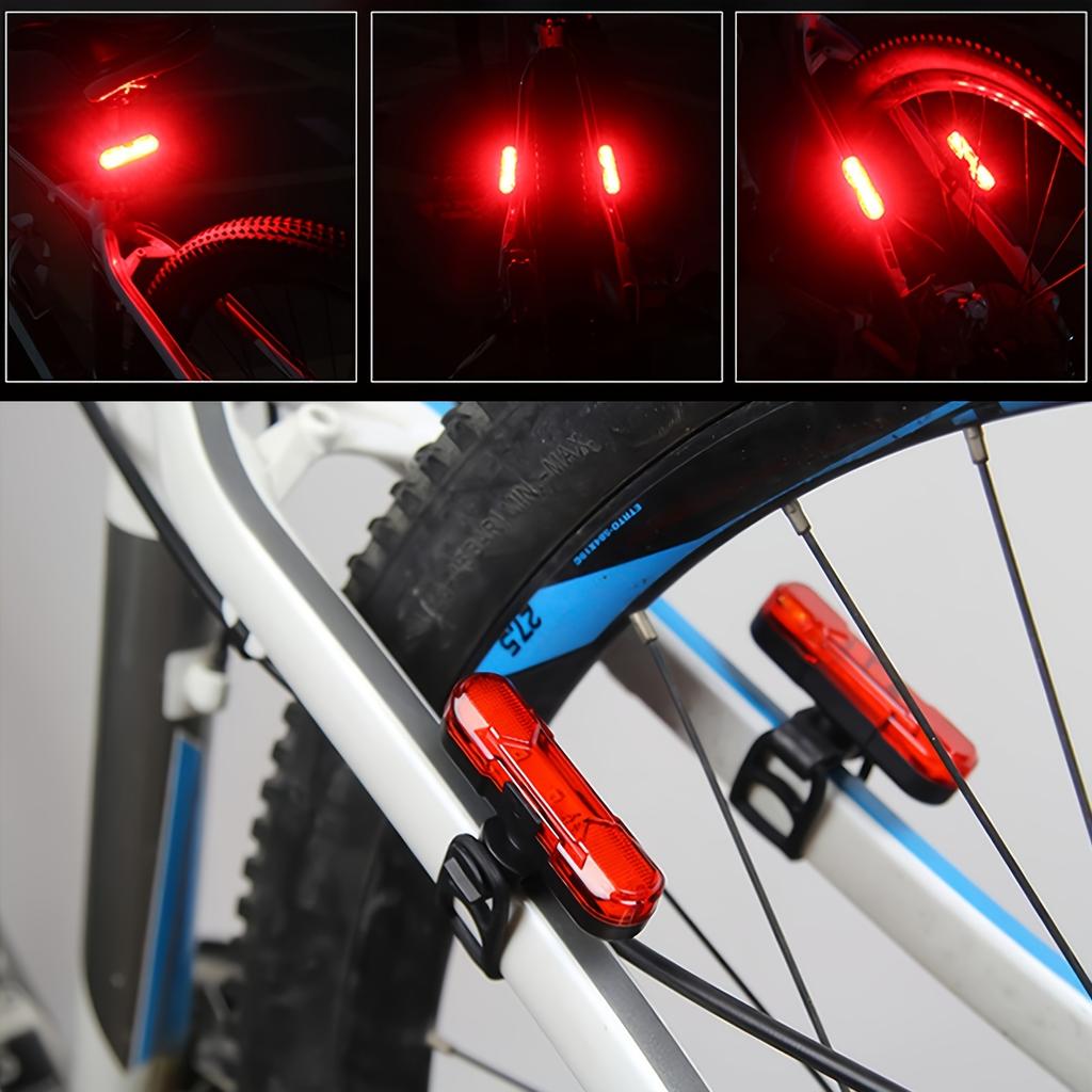Luce Posteriore per Bici Super Luminosa con Ricarica USB, Lampada Posteriore a LED Impermeabile, Luce di Avvertimento di Sicurezza per Ciclismo Notturno, Accessori per Ciclismo