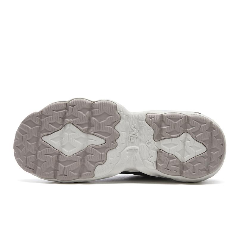 FILA MUFFIN Cushioning Abrasion Resistant Breathable Lightweight Low top Casual Shoes Men's Gray Brown F12M541145FDA