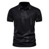 Men S Short Sleeve Polo Shirt Slim Fit Printed Casual