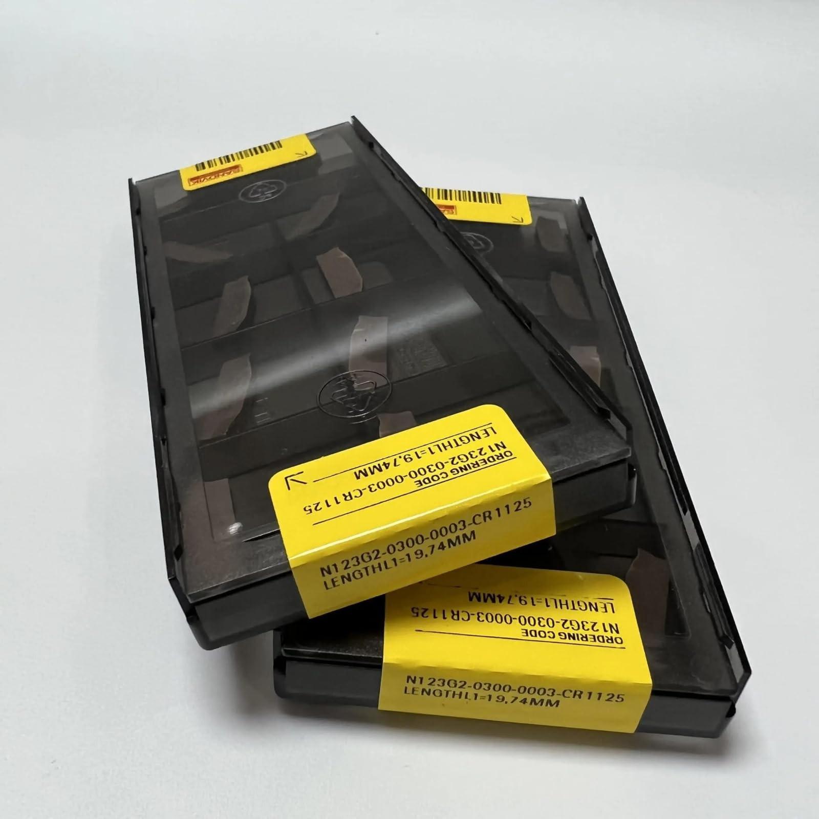 

Original Sandvik / N123G2-0300-0003-CR 1125 / CNC lathe carbide blade 10 PCS