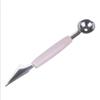 Household Kitchen Tools Double Function Stainless Steel Fruit Watermelon Scooper Carving Knife Fruit Cutter Ice Cream Scooper