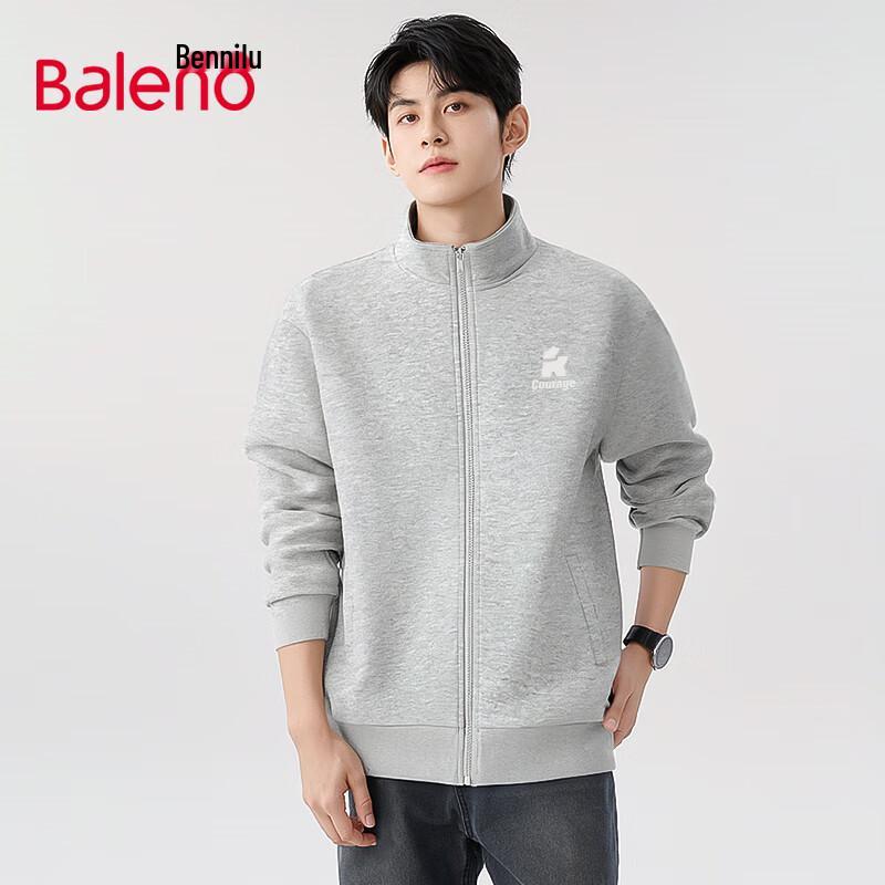 

Baleno Men s Stand Collar Cardigan Sweatshirt 4XL
