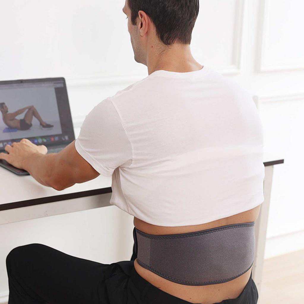Heated waist belt, waist massager, smart massage waist belt