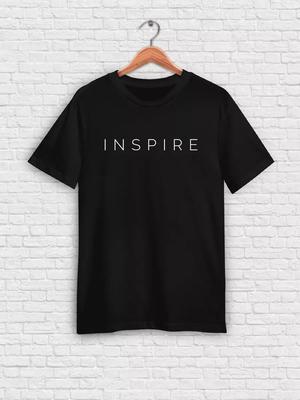 Inspire T-shirt with English Inscriptions, USA Style