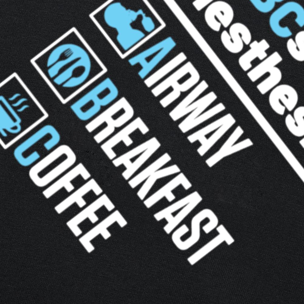 Anestezist Anestezie Doctor Asistentă Amuzant ABC-urile Anesteziei Tricou Esențial Bumbac Retro Vintage Mânecă Scurtă