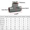 1~3PCS Thickened PVC Reducer Tee Connector Aquarium Fish Tank Diversion Water Supply Accessories Garden Irrigation Joint Adapter