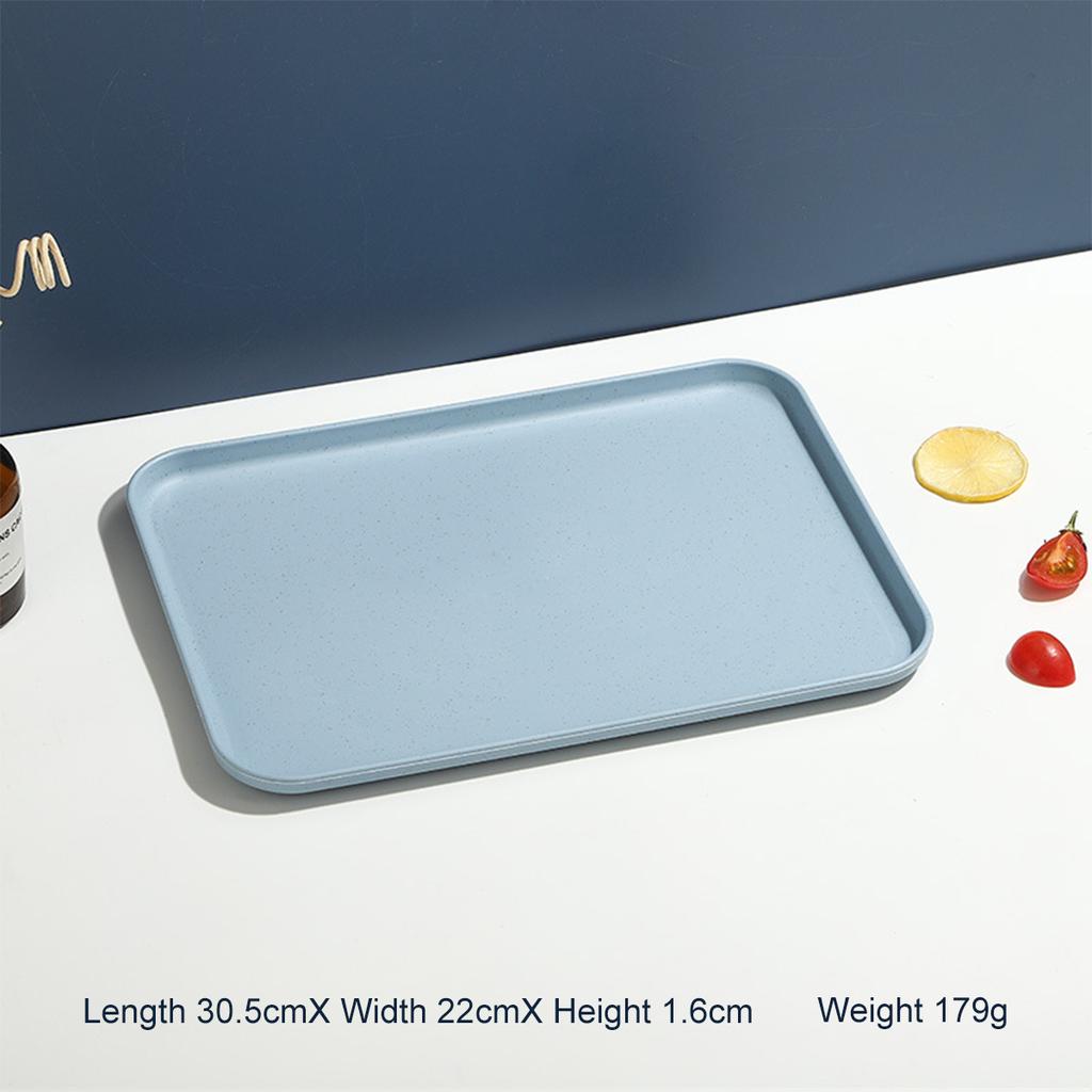 Rectangular Tray Plastic Restaurant Household Cup Tea Tray Catering Fast Food Barbecue Tray Kitchen Supplies