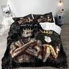 African American Black Duvet Cover Set King Queen Full SizeBlack Couple Soft Bedding SetBirthday Christmas Comforter Cover Set