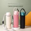 Universal Heat-Resistant Insulated Cup Sleeve with Handle - Anti-Scald, Anti-Drop, Portable Glass Protector
