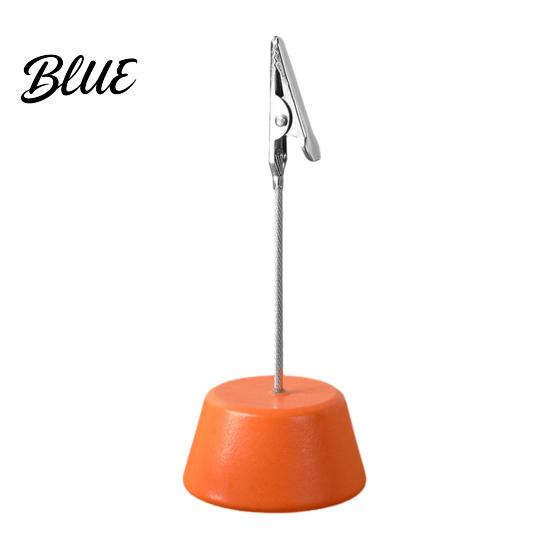 Waterproof Wooden Clip Wood Place Card Holder with Metal Clip Small Table Number