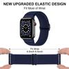 Für Apple Watch Band 44mm 40mm 38mm 42mm elastisches Nylon Solo Loop verstellbares Armband iWatch Serie SE 6 5 4 3 2 Armband