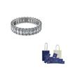 Swarovski Synthetic Cubic Zirconia Rhinestone, Artificial Crystal Rings Womens