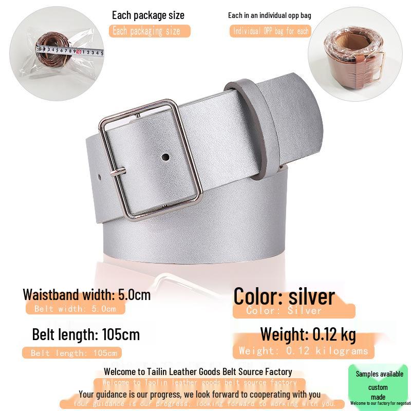 Schicker Damenbreitgürtel mit Schnalle: Stilvolles Accessoire für Daunenjacken, Trenchcoats und Jeans