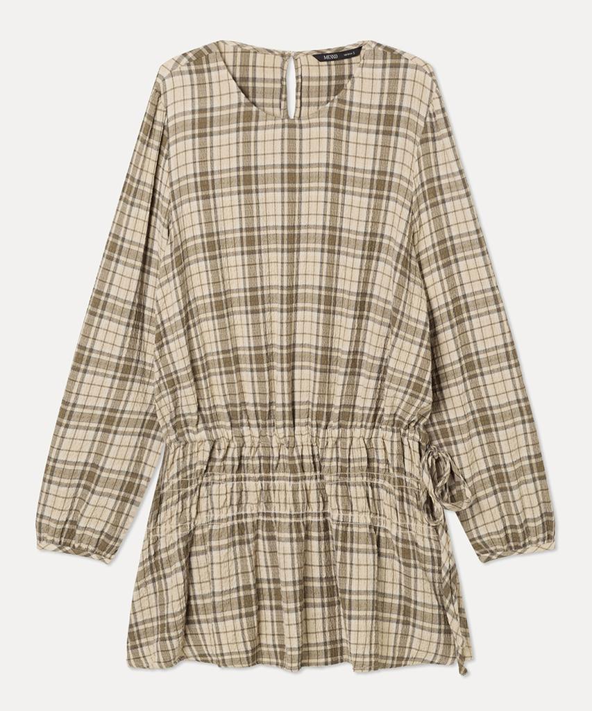 MIXXO Shirred Flare Mini Dress_Miwowg111B