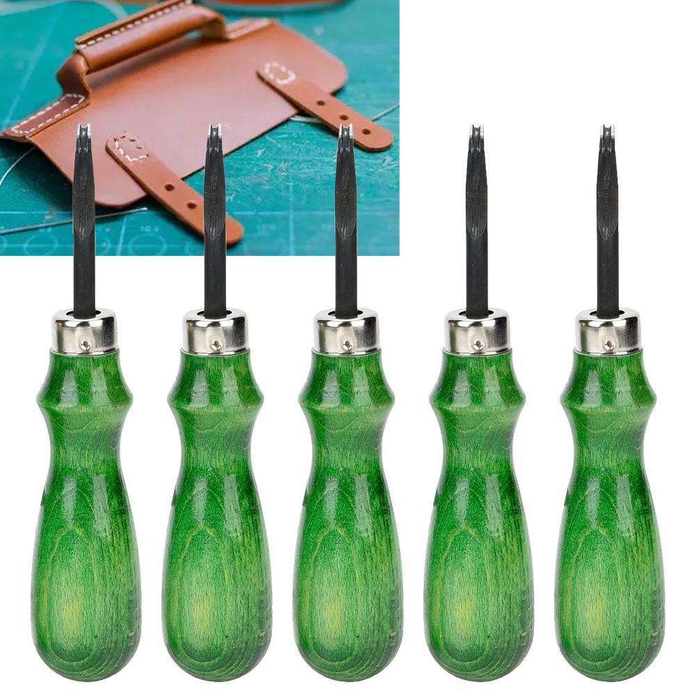0.6mm-1.4mm Professional Beveler DIY Accessory Leather Craft Edge Cutting Tool (1mm)