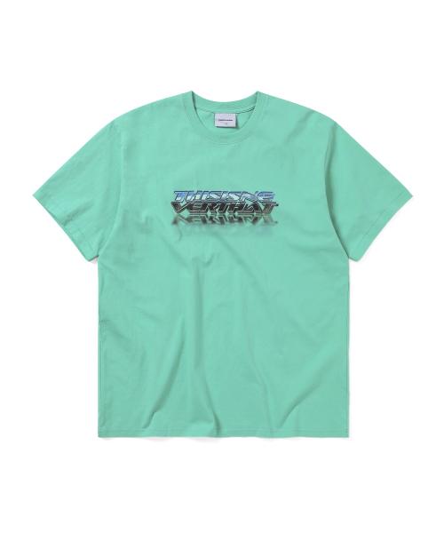 Thisisneverthat Metallic Logo Tee Mint S