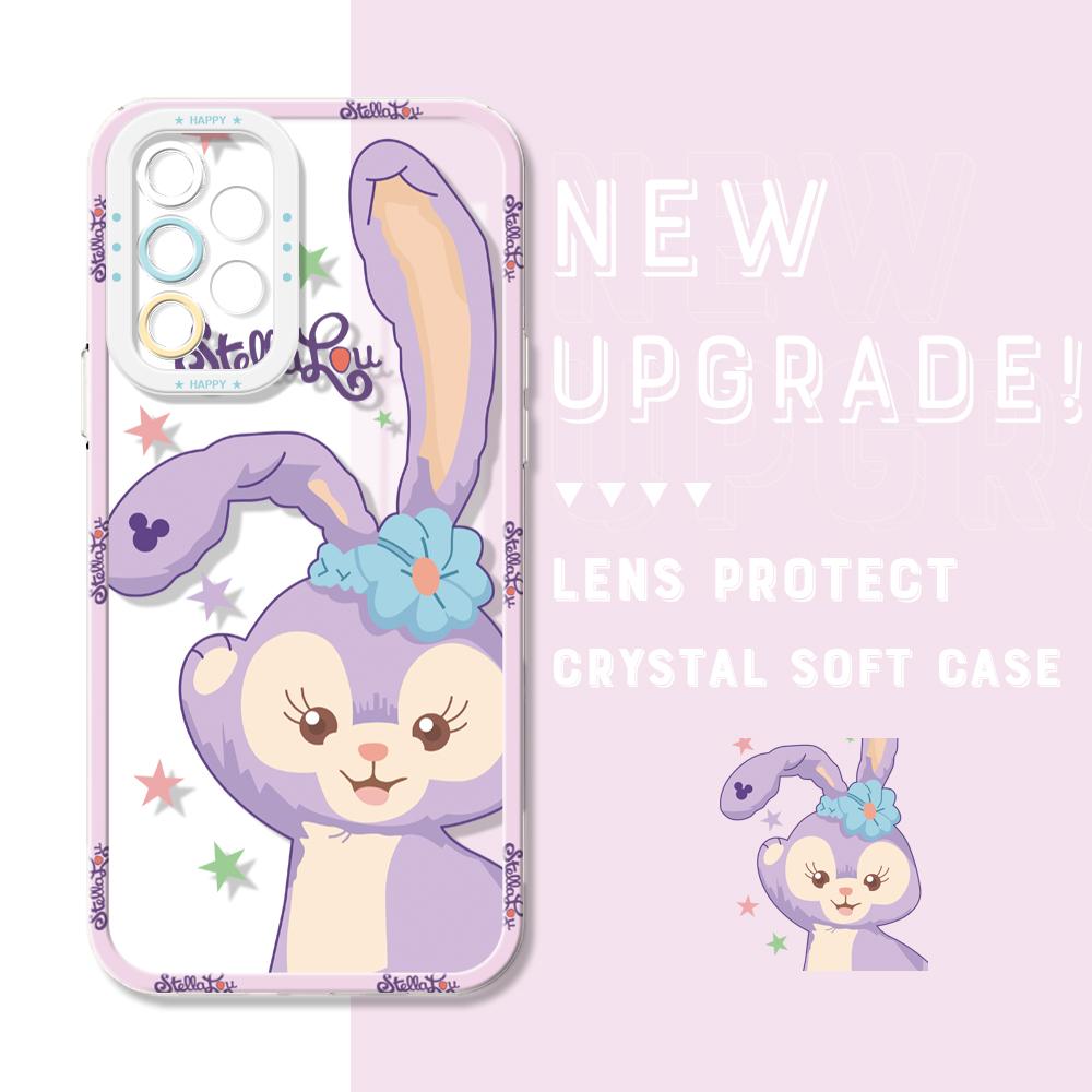 Shockproof Cartoon StellaLou Duffy Gelatoni ShellieMay Crystal Case Full Cover Camera Protection Transparent Soft Phone Casing for Samsung