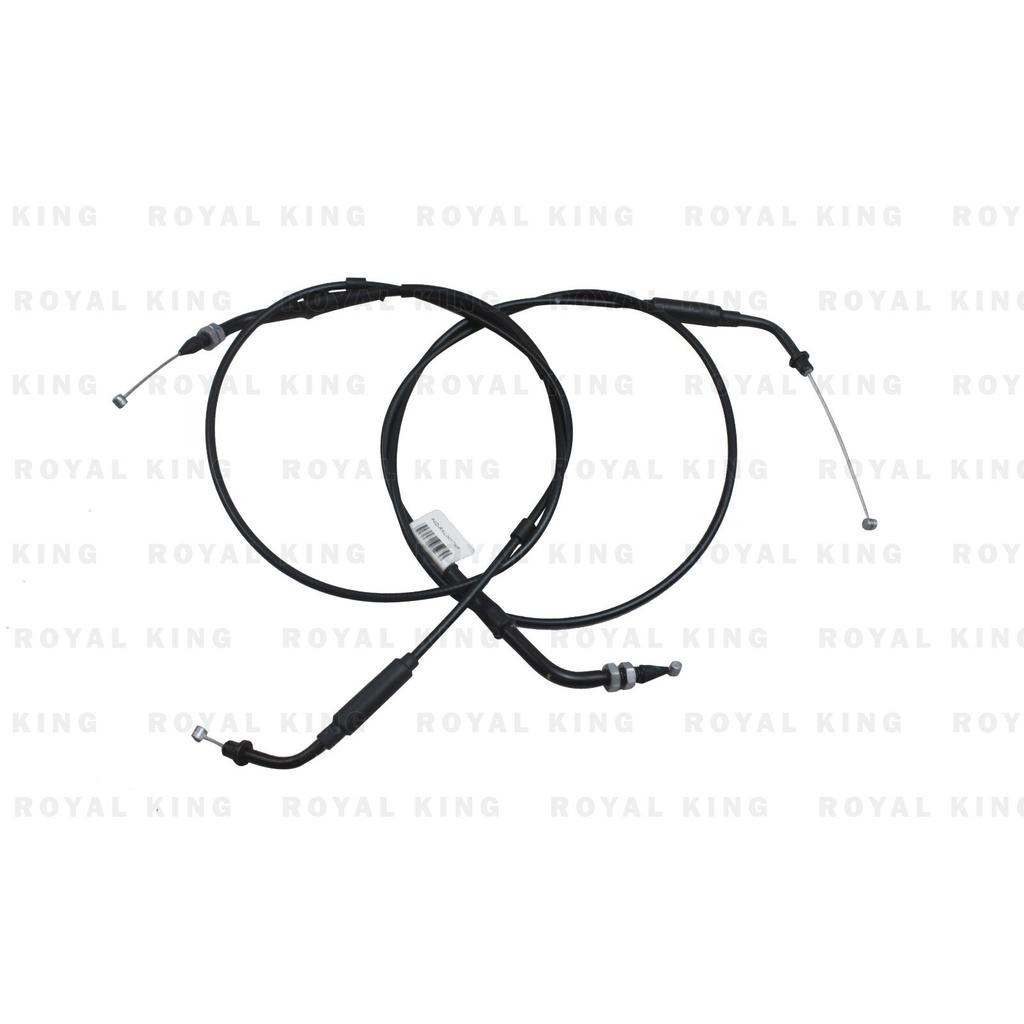 Royal Enfield Black "Throttle Cable Assy For Super Meteor 650"