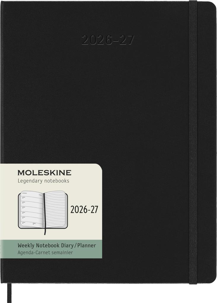 Moleskine 2026 18 Month Weekly Diary XL Hard Cover black DHB18WN4Y27