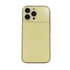 Applicable to iPhone11promax electroplated glass mobile phone case large window Apple 11 simple solid color all-inclusive sheath
