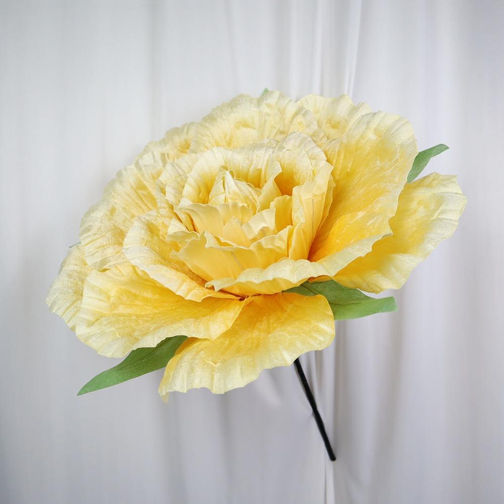 

Large Size PE Foam Artificial Rose 50cm Simulation Rose Dyeing Simulation Flower Wedding Backdrop