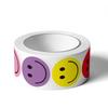 500 Stück Bunte Smiley-Gesicht Aufkleber Rolle 1 Zoll Niedliche Glückliche Emoji Belohnungsaufkleber für Party Geschenk Dekoration DIY Persönliches Hobby