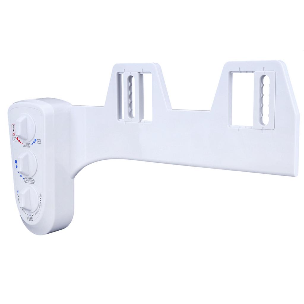 Bathroom Intelligent NonElectric Cold Hot Water Toilet Bidet Sprayer Set with Double Nozzle(: 3 8 Thread )