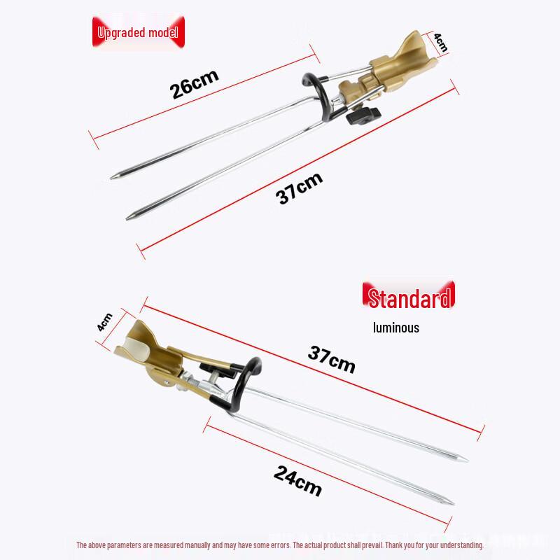Oeny Universal Aluminum Fishing Rod Holder (2-Pack)