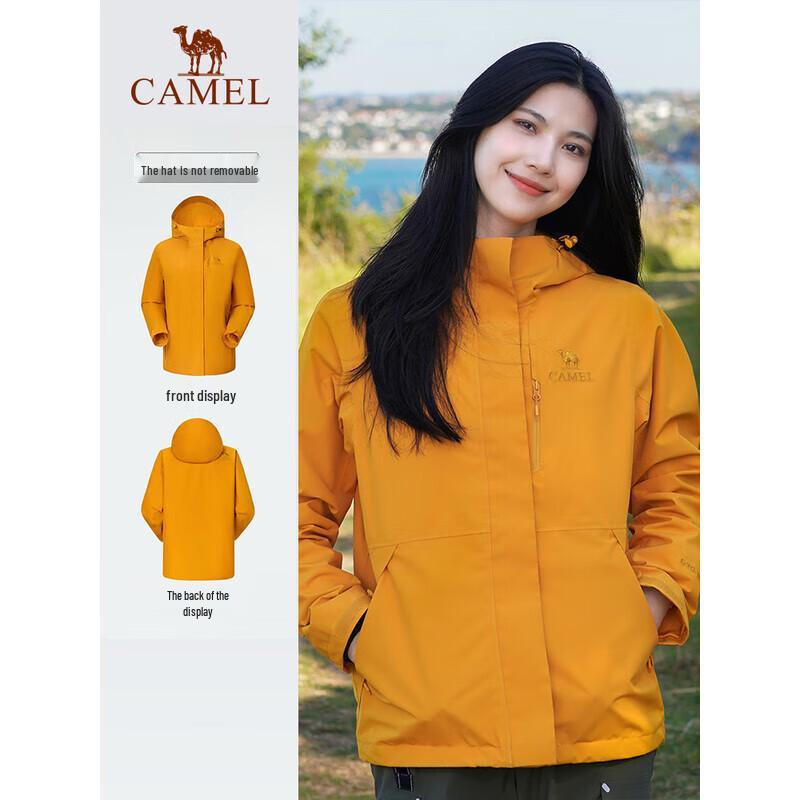 CAMEL Women s Outdoor 3-Proof Windbreaker A25BA45081 M