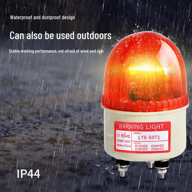LTE5071 LED Strobe Warning Light, 12V Alarm & Signal Flashlight