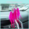 Elegant Feather Dreamcatcher Car Hanging Various Colors Available