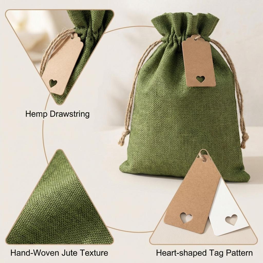 30Pcs Drawstring Bags Party Wedding Gift Bags Home Storage