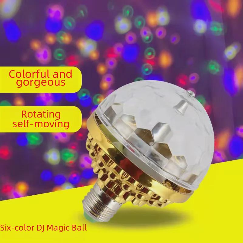 Bunte Sechsfarbige LED Rotierende Magische Kugel Bühnen- & Nachtlicht