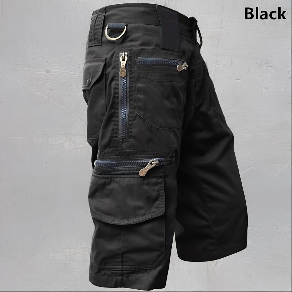 Outdoor Mens Waterproof Tactical Short Pants for Men Shorts Multi-pocket Cargo Quick Dry Shorts Summer Outdoor Shorts Casual Straight Pants