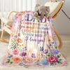 Love Letter Dad Blanket Soft & Cozy Great for Bed Picnics Office Four Seasons Universal Playful Design Gifts For Family Or Friends