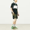 Vans Color Block Patchwork Cargo Shorts Men Shorts Army-Green VN0A54E8ZD8