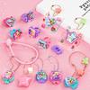 Diy Sticker Jewellery Mark Beauty Fashion Toys Princess Magic Book Creative Handmade 3D Sticker Machine Game Party Gift For Girl