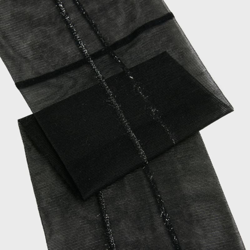 HUGDAY [10 Denier] Basset Line Pantyhose