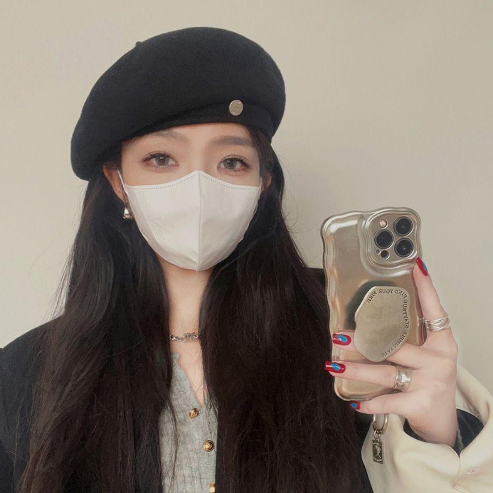 French Wool Berets Warm Painter Hat New Wool Felt Hat Girls