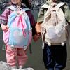 Contrast Colorful Kids Color Backpack Padded Straps Lightweight Travel Bags