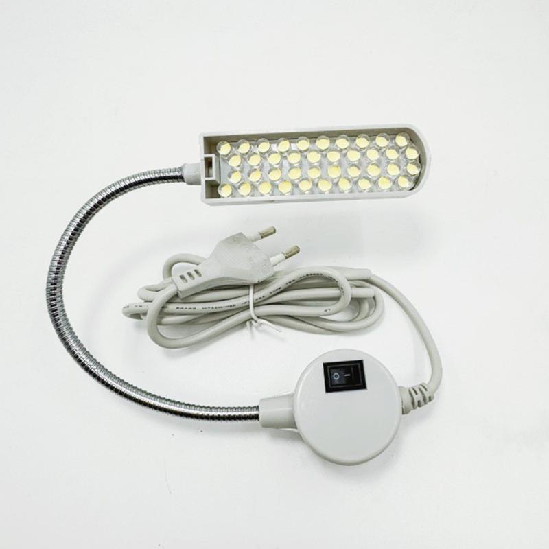 LED Sewing Machine Light Flicker Free Bright Beads Flexible Gooseneck for Daily Sewing Mending Tasks